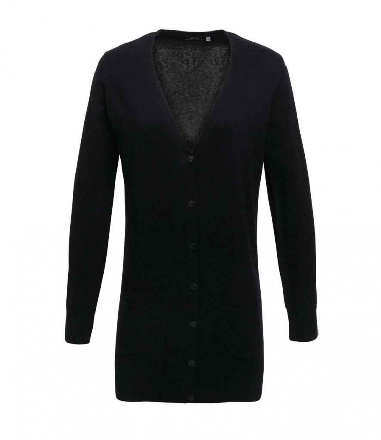 Premier PR698 Ladies Longline V Neck Cardigan